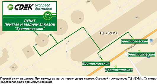 Метро братиславская выходы